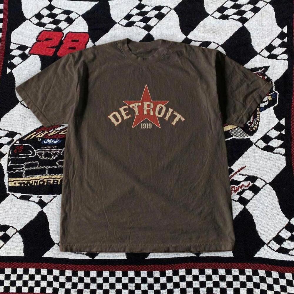Brown Detroit Raceway T-Shirt